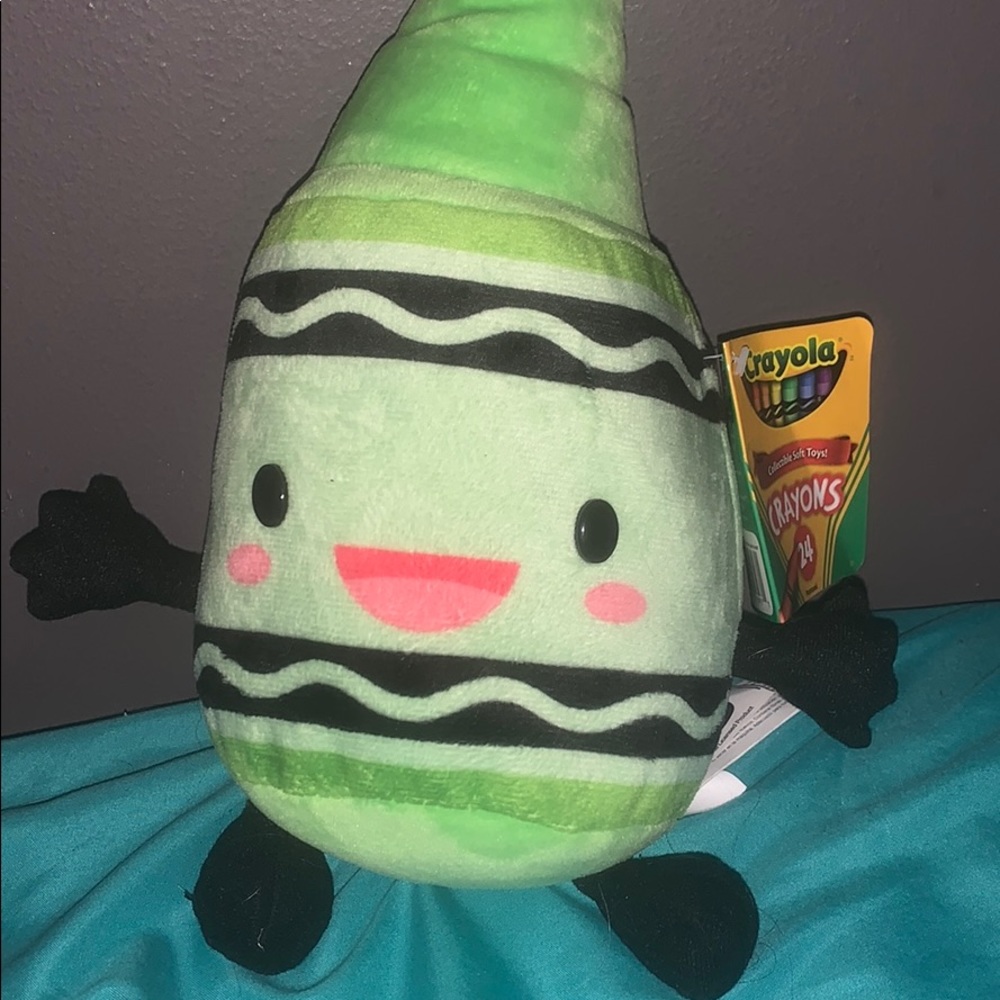 Green crayola plushie***PRICE IS NEGOTIABLE